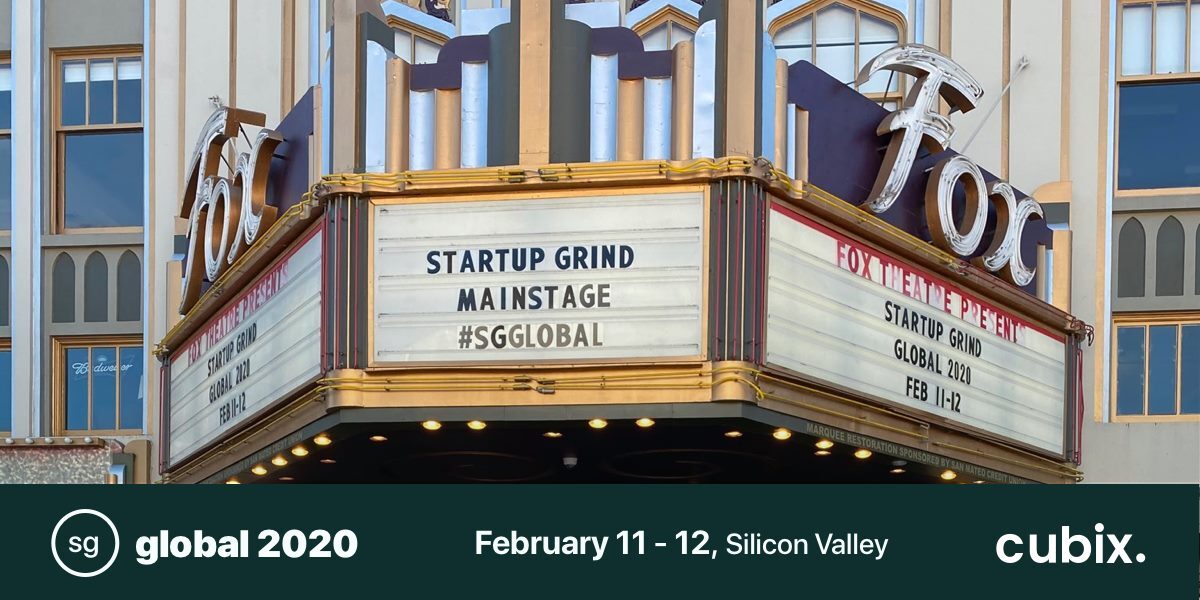 Salman Lakhani, CEO of Cubix, will speak at the Startup Grind Global Conference 2020