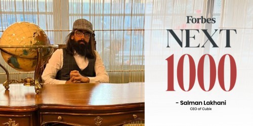 Salman Lakhani Inducted in Forbes Next 1000
