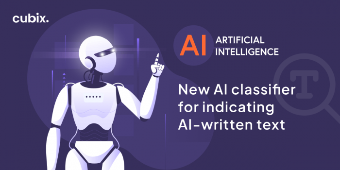 AI Classifier for Indicating AI-Written Text