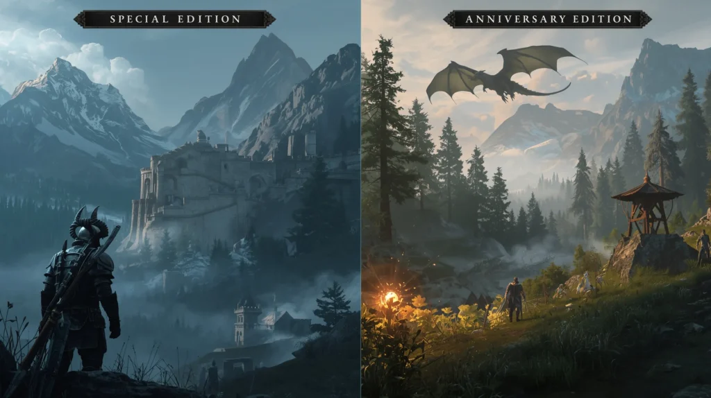 Skyrim Special vs Anniversary Edition Full Breakdown
